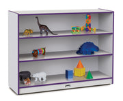 Rainbow Accents® Super-Sized Adjustable Mobile Straight-Shelf - Purple