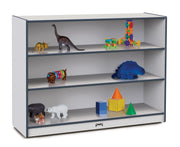 Rainbow Accents® Super-Sized Adjustable Mobile Straight-Shelf  - Navy