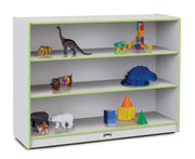 Rainbow Accents® Super-Sized Adjustable Mobile Straight-Shelf - Key Lime Green