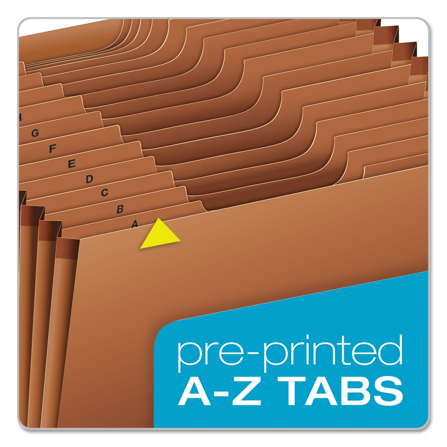 15" x 10" - 21 Pocket(s) - Top Tab Location - 80 pt. - Tyvek - Brown - Reinforced, Heavy Duty, Reinforced Gusset - 10% Recycled - 1 Each