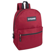Trail Maker Classic 17 Inch Backpack with Adjustable Padded Shoulder Straps