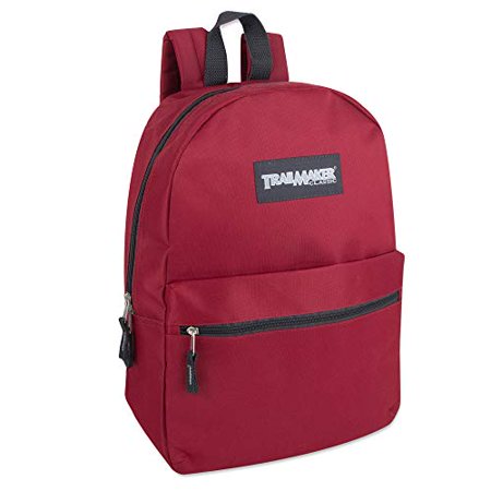 Trail Maker Classic 17 Inch Backpack with Adjustable Padded Shoulder Straps