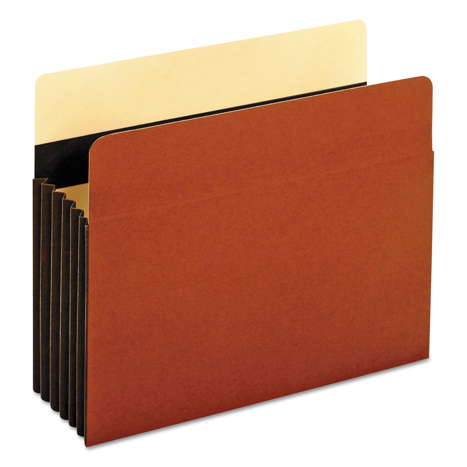 Pendaflex Letter Recycled Expanding File - 8 1/2" x 11" - 5 1/4" Expansion - 24 pt. - Tyvek - Brown - Reinforced, Heavyweight Cover, Heavy Duty, Wear Resistant, Tear Resistant, Tyvek Gusset, Reinforced Gusset - 10% Recycled - 10 / Box