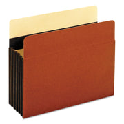 Pendaflex Letter Recycled Expanding File - 8 1/2" x 11" - 5 1/4" Expansion - 24 pt. - Tyvek - Brown - Reinforced, Heavyweight Cover, Heavy Duty, Wear Resistant, Tear Resistant, Tyvek Gusset, Reinforced Gusset - 10% Recycled - 10 / Box
