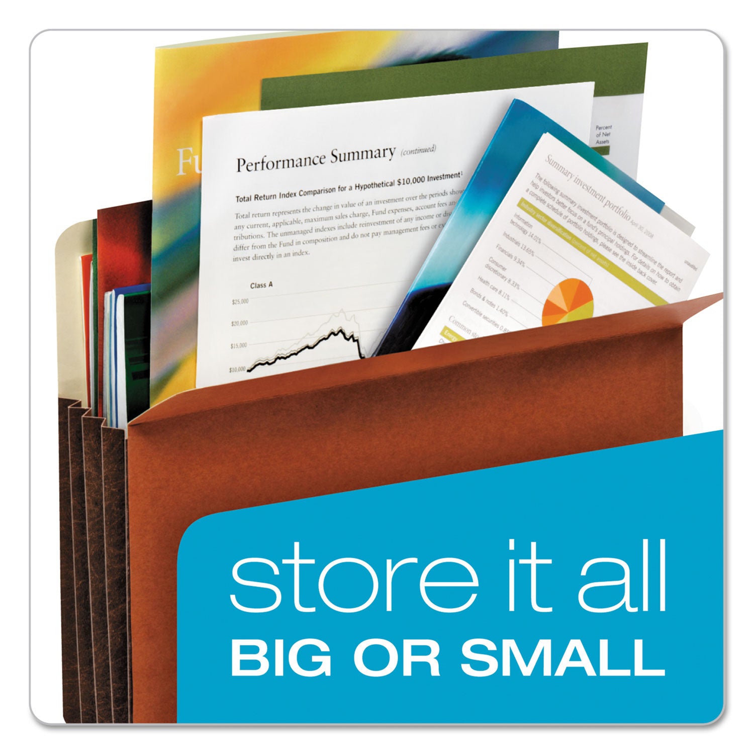 Pendaflex Letter Size Recycled Expanding File, 3.5" Expansion, 800 Sheet Capacity, Redrope, Brown, Tyvek Reinforced Gusset, 10/Box