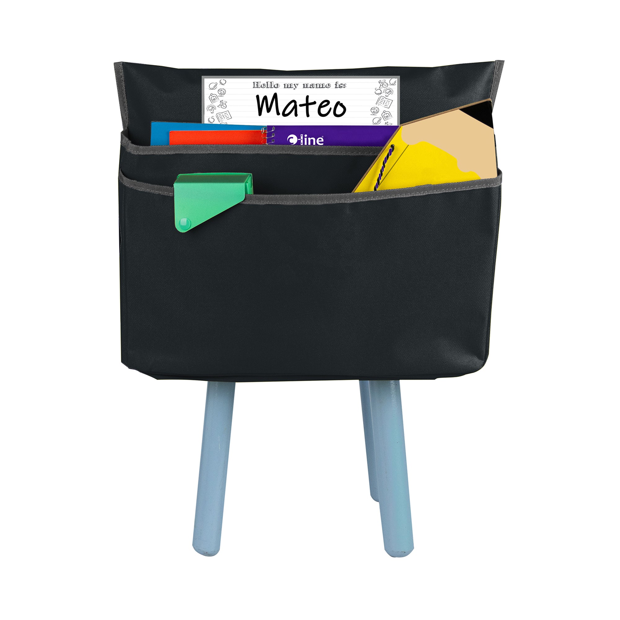 Adjustable Chair Cubbie, Black