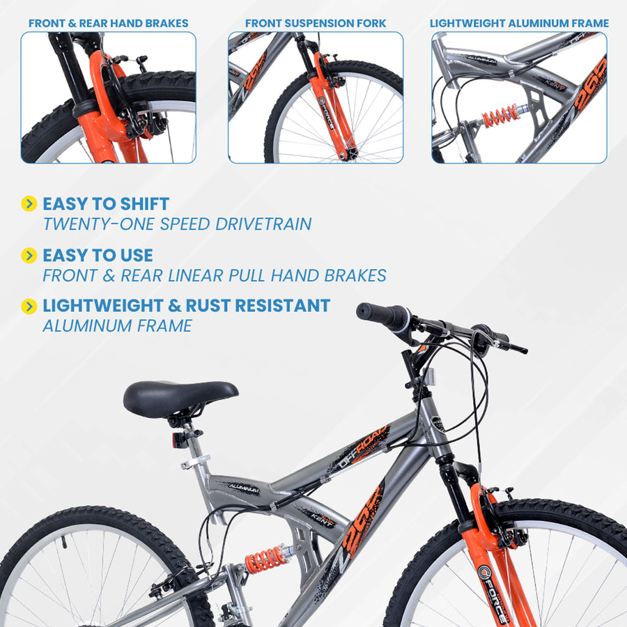26" Kent Z265 ,Grey/Orange