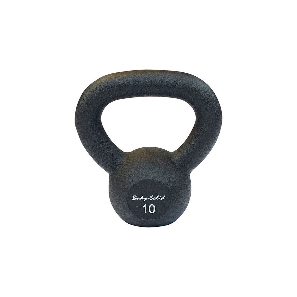 Cast Iron Powder Coated Black Kettle Bell 10Lb