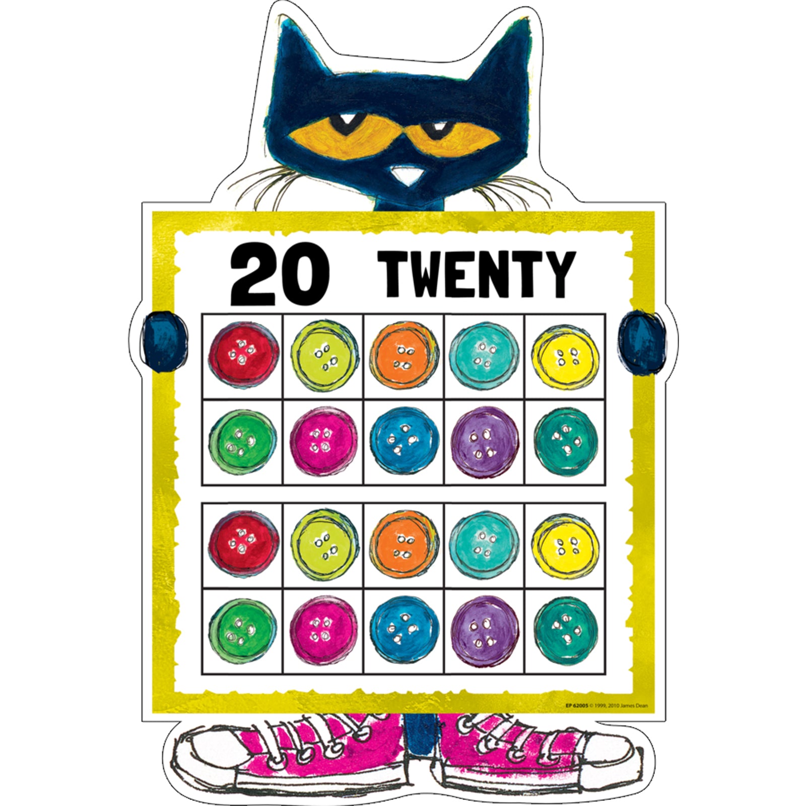 Pete the Cat® Numbers 0–20 Bulletin Board