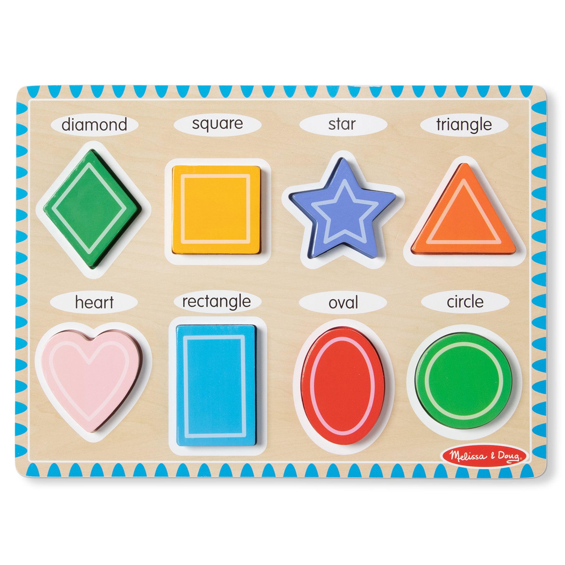 Shapes Chunky Puzzle - 8 Pieces