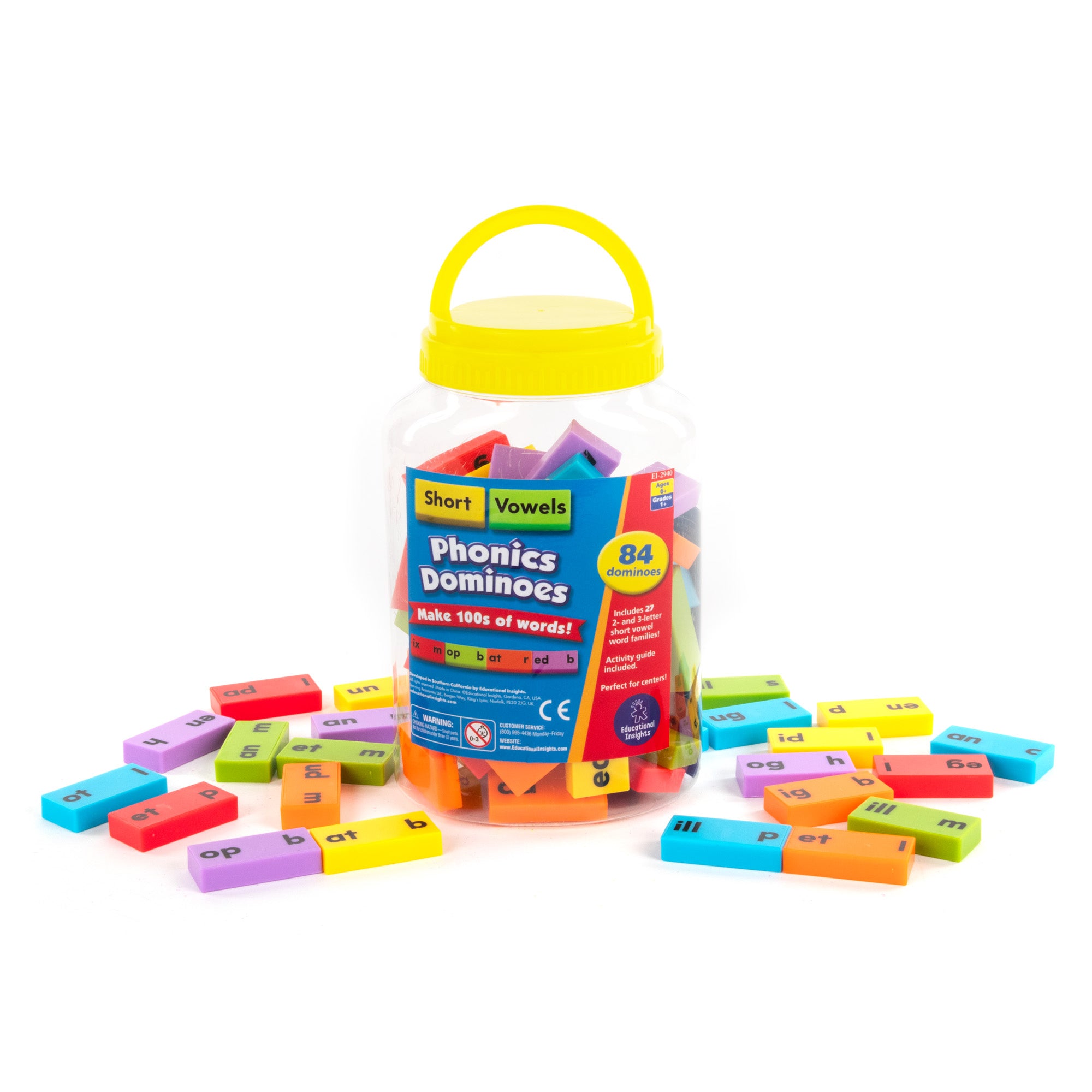 Phonics Dominoes: Short Vowels
