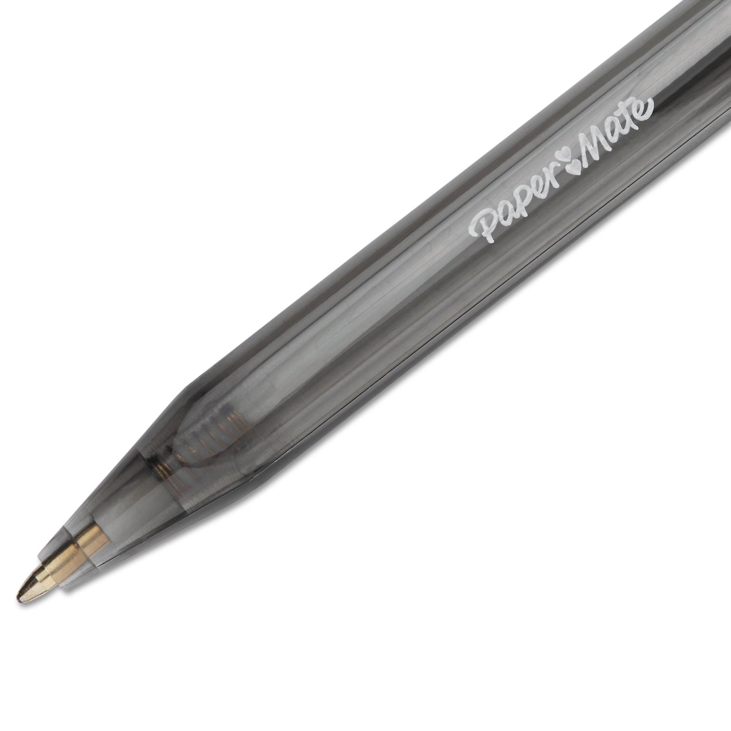 Paper Mate InkJoy 100 RT Pens - 1 mm Medium Pen Point - Retractable - Black Ink - Translucent Barrel - 20 / Pack