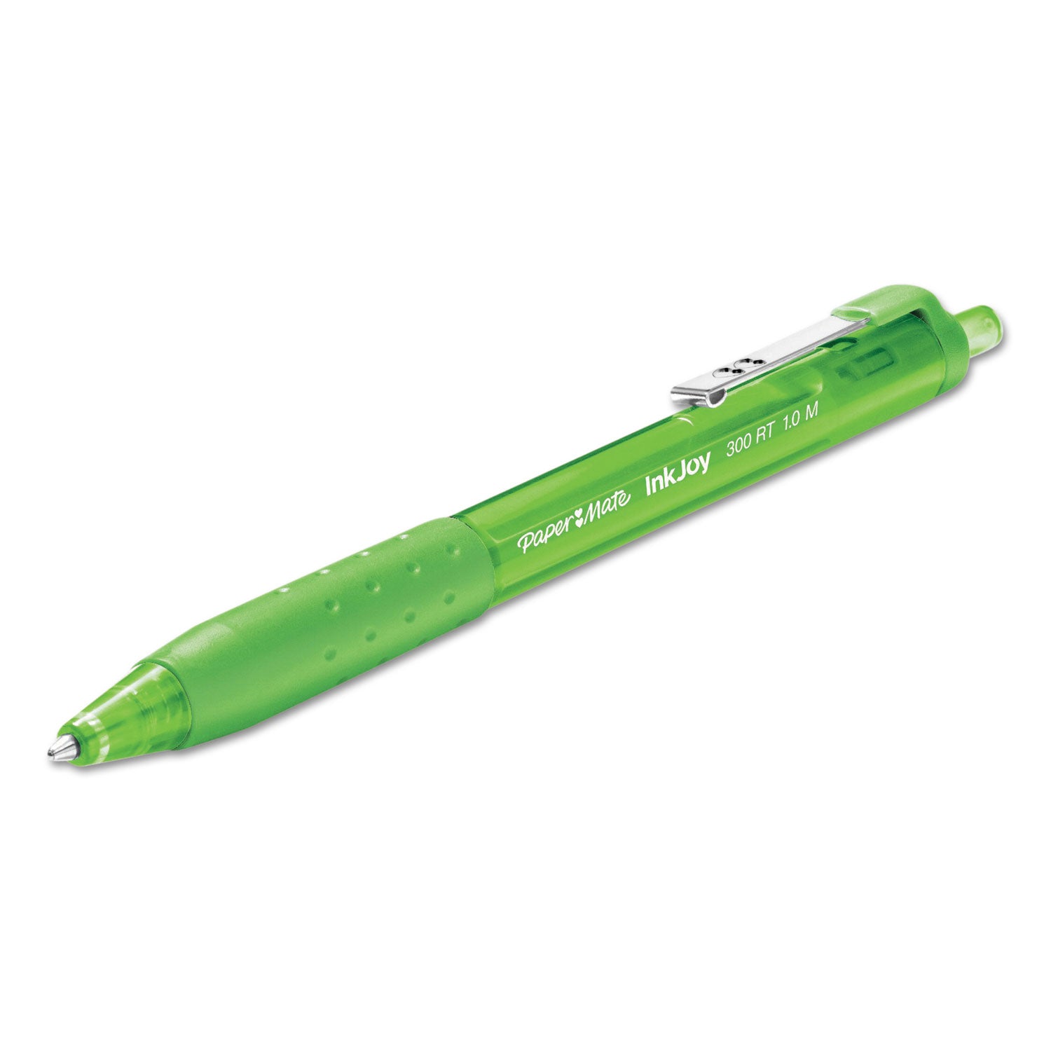 Paper Mate Inkjoy 300 RT Ballpoint Pens - 1 mm Pen Point - Retractable - Green, Magenta, Red, Orange, Turquoise, Black, Blue, Purple Ink - Assorted Barrel - 8 / Pack