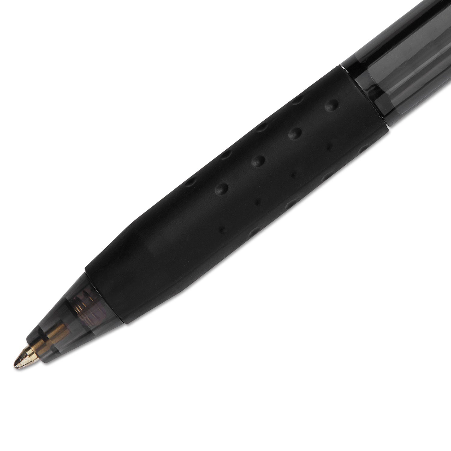 Paper Mate Inkjoy 300 RT Ballpoint Pens - 1 mm Pen Point - Retractable - Black Ink - Black Barrel - 1 Dozen