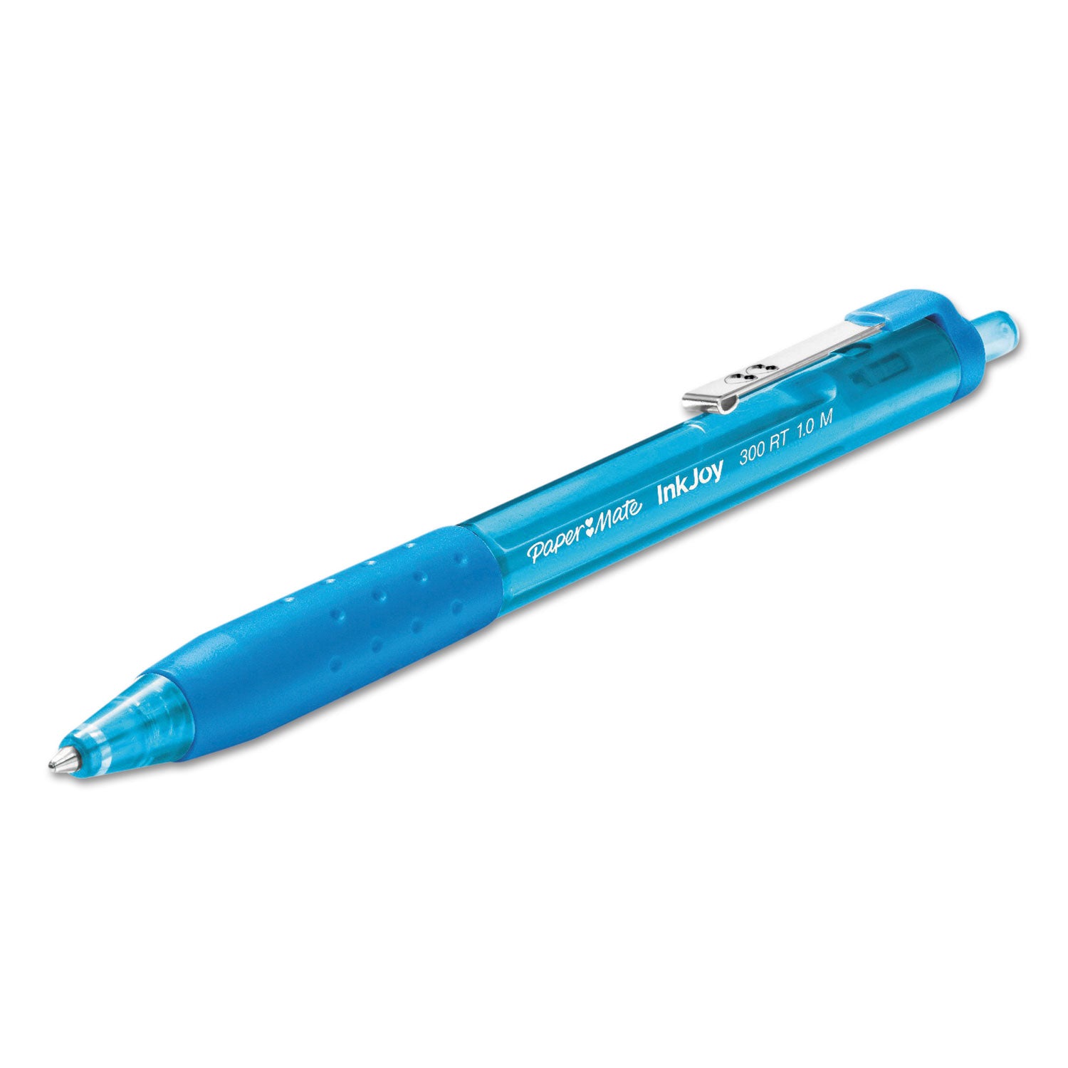 Paper Mate Inkjoy 300 RT Ballpoint Pens - 1 mm Pen Point - Retractable - Green, Magenta, Red, Orange, Turquoise, Black, Blue, Purple Ink - Assorted Barrel - 8 / Pack