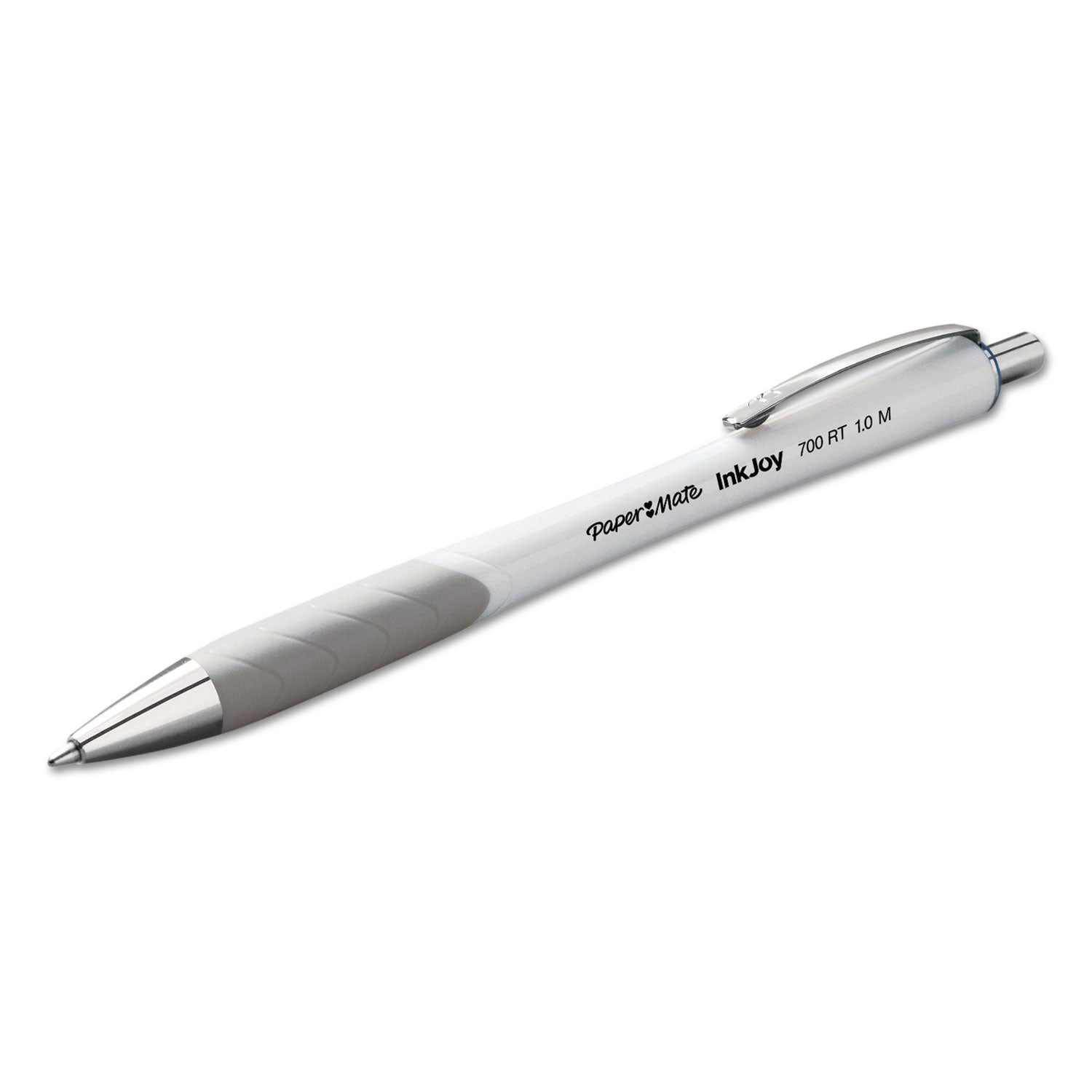 Paper Mate InkJoy 700 RT Ballpoint Pens - 1 mm Pen Point - Retractable - Blue Ink - White Barrel - 1 Dozen