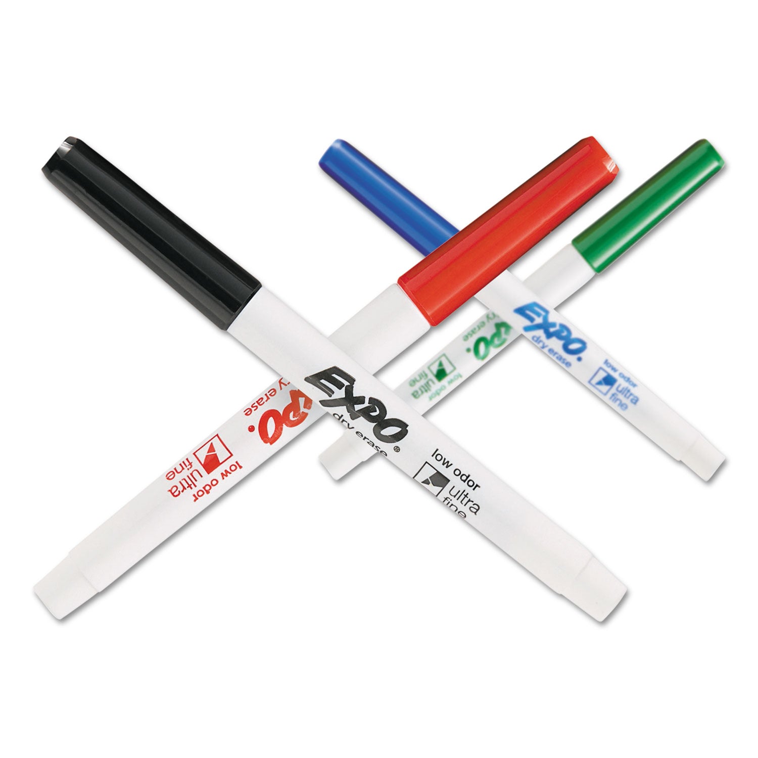 Expo Ultra Fine Tip Dry Erase Markers, Assorted Colors, 4 per Set
