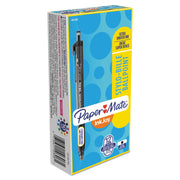 Paper Mate Inkjoy 300 RT Ballpoint Pens - 1 mm Pen Point - Retractable - Black Ink - Black Barrel - 1 Dozen