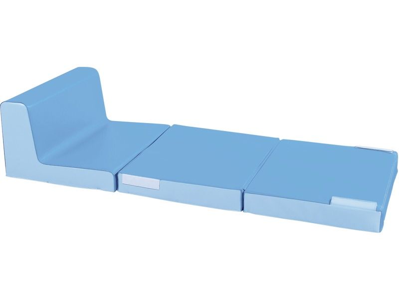 Convertible Low Chair - Blue/White Blue