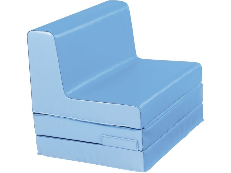 Convertible Low Chair - Blue/White Blue