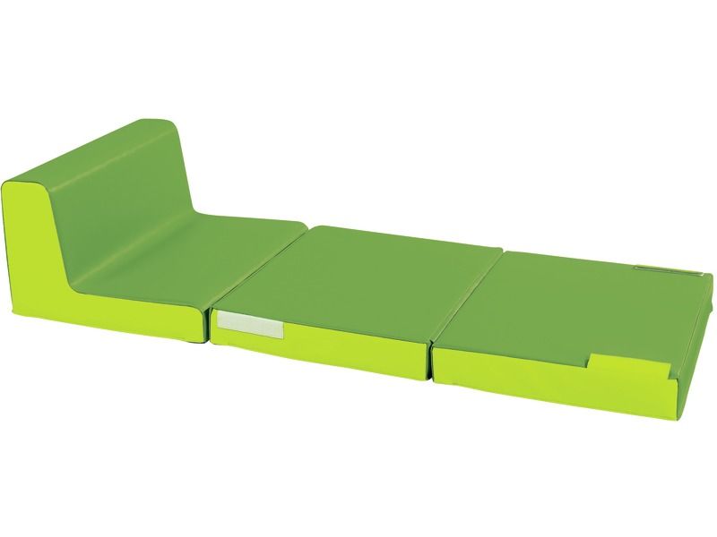 Convertible Low Chair - Green/Light Green