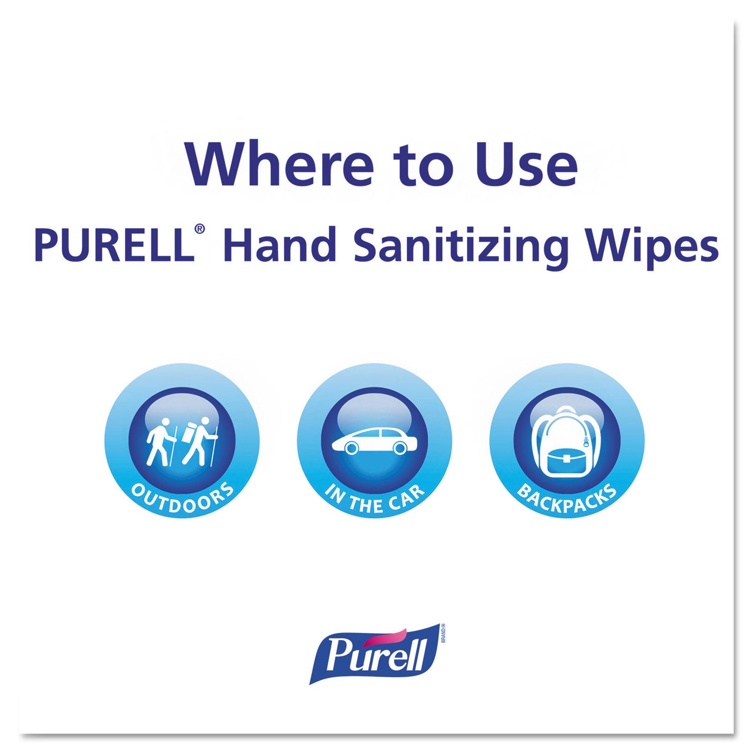 PURELL&reg; Sanitizing Wipes - Fresh Citrus - White - 100/Tub - 12 / Carton