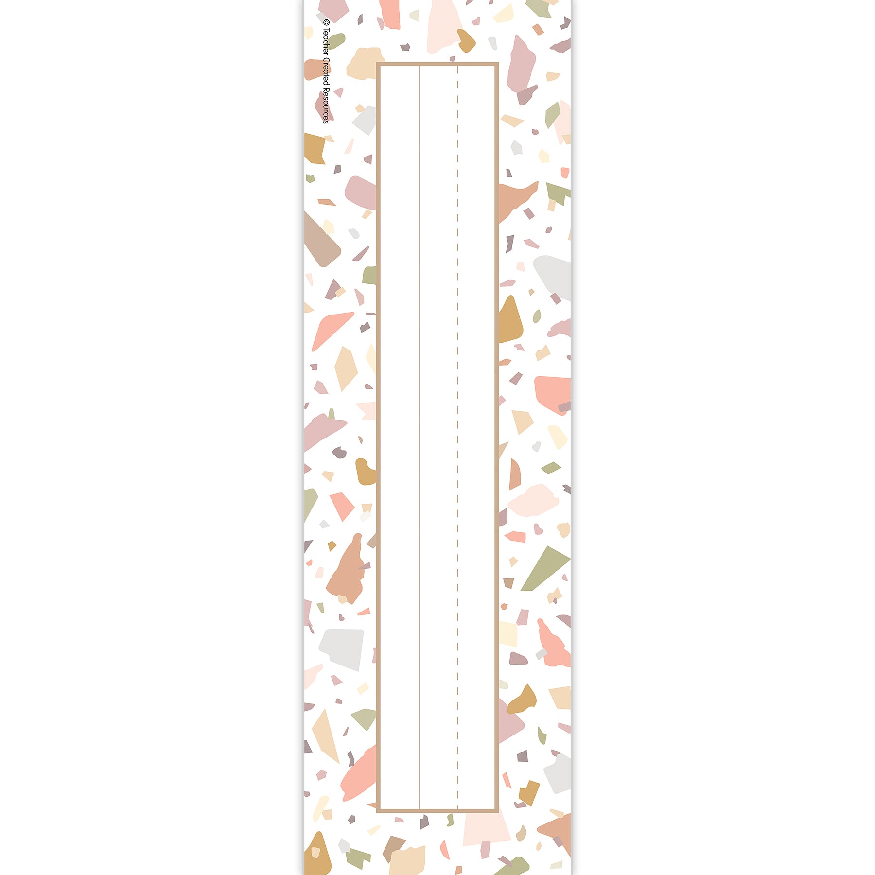 Terrazzo Tones Flat Name Plates, Pack of 36
