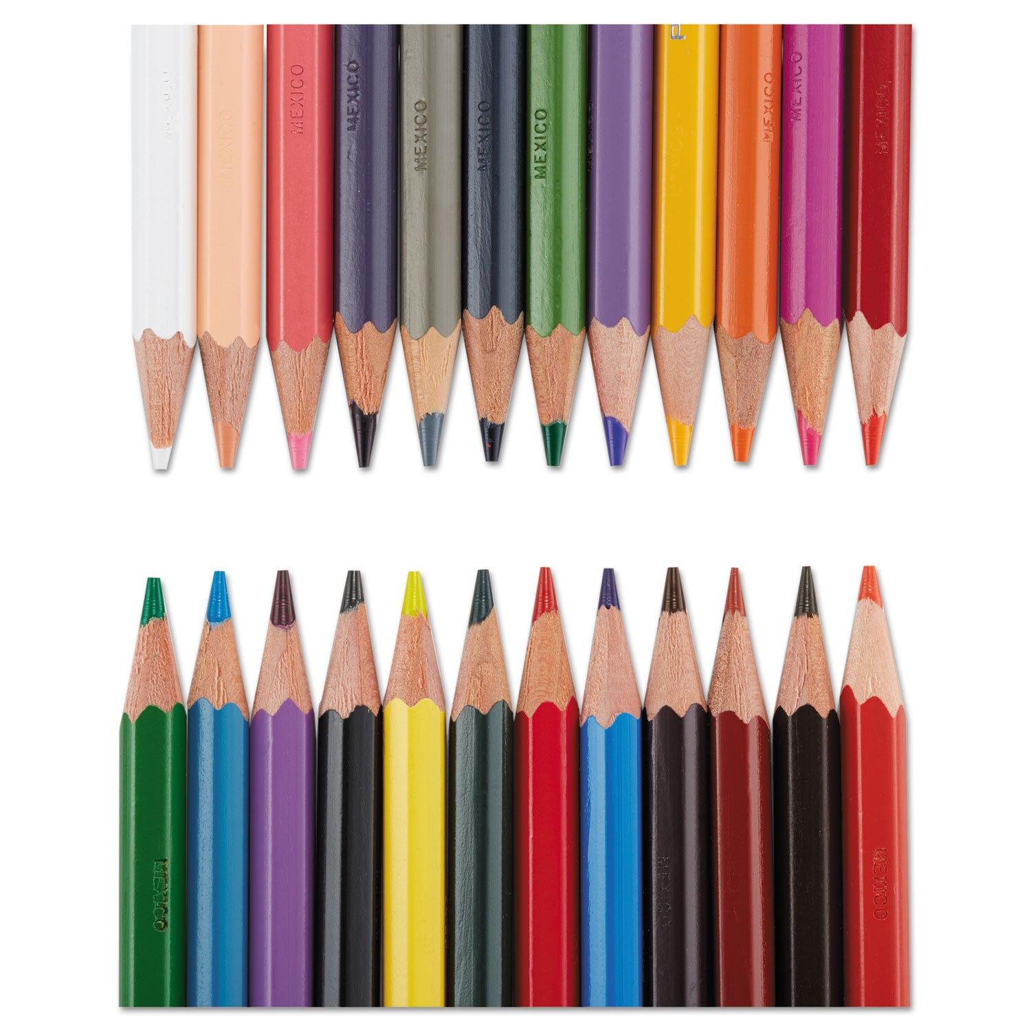 Prismacolor Col-Erase Colored Pencils - Assorted Lead - Assorted Barrel - 24 / Set