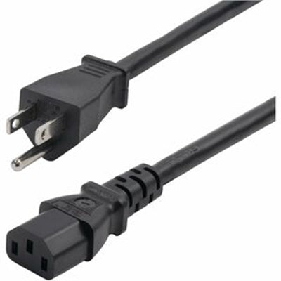 StarTech.com - StarTech 8ft 2.4m Computer Power Cord NEMA 5-15P to IEC 60320 C13 AC Power Cable 13A 125V 16AWG UL Listed TAA