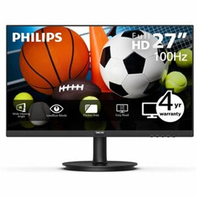 PHILIPS 271V8LBS - 27 inch Monitor, LED, FHD, HDMI, VGA, 4 Year Manufacturer Warranty - 27&amp;quot;