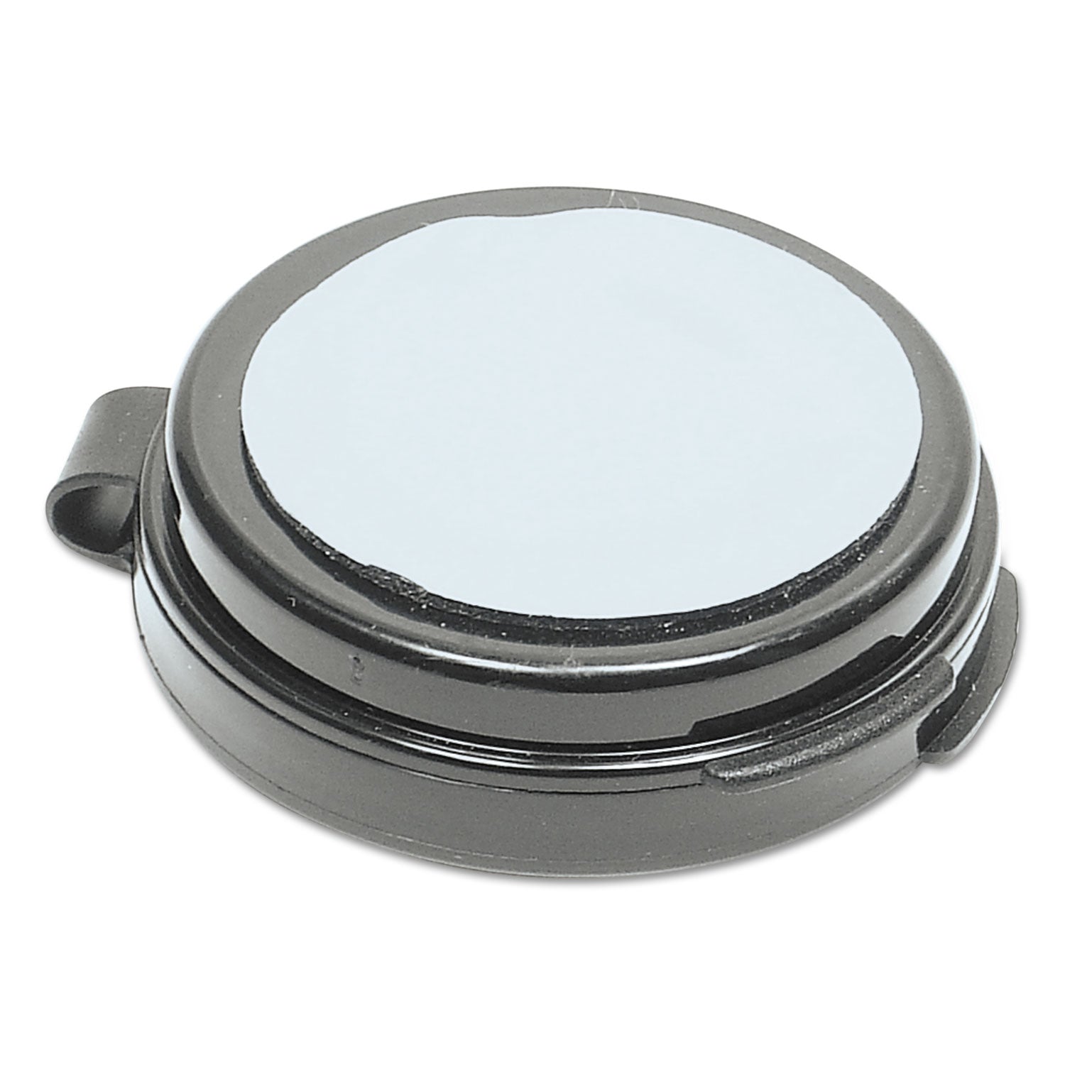 Inkless Fingerprint Pad with Adhesive, Black