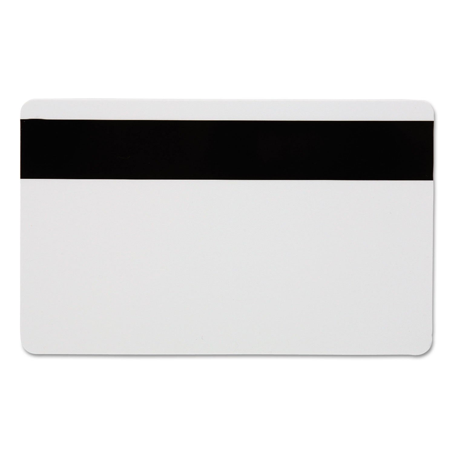 CR 80 Blank ID Cards with Hico Magnetic Stripe, 30 mil, White, Pack of 100
