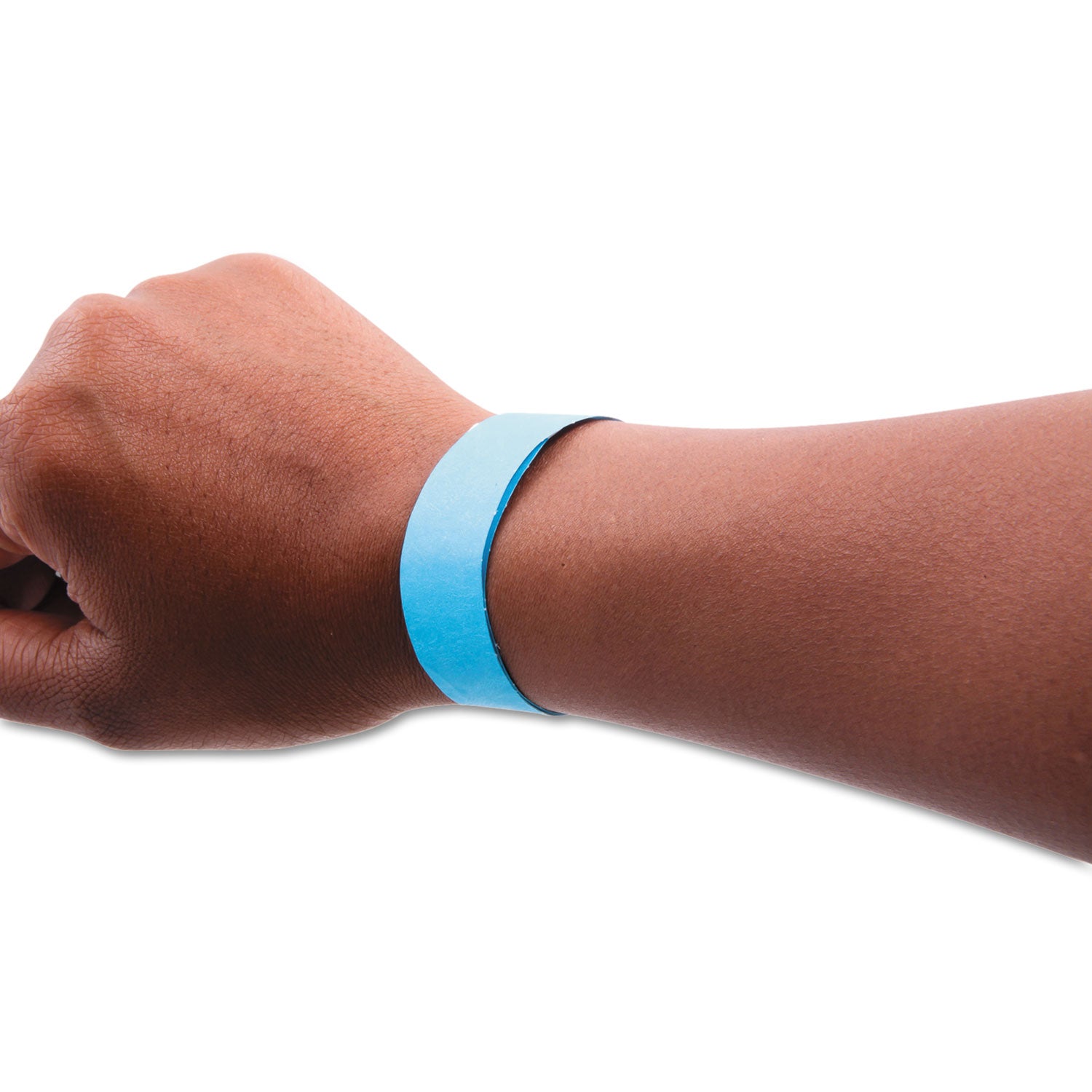 Sequentially Numbered Security Wristbands, 3/4", Blue, Pack of 100
