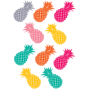 Teacher Created Resources Tropical Punch Pineapples Accents 30/Pack (TCR2156)