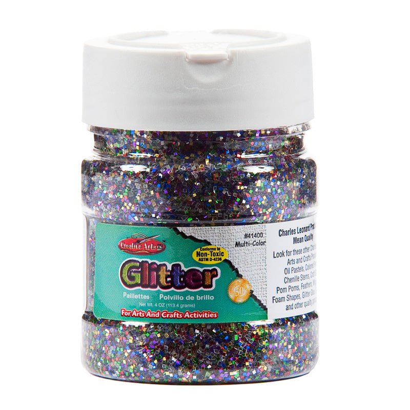 Glitter Multi Color 4 Oz. Jar