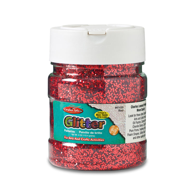 Glitter Red 4 Oz. Jar