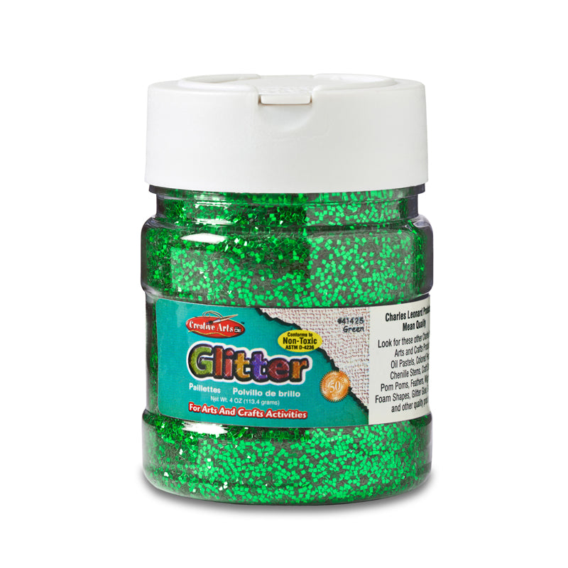 Glitter Green 4 Oz. Jar