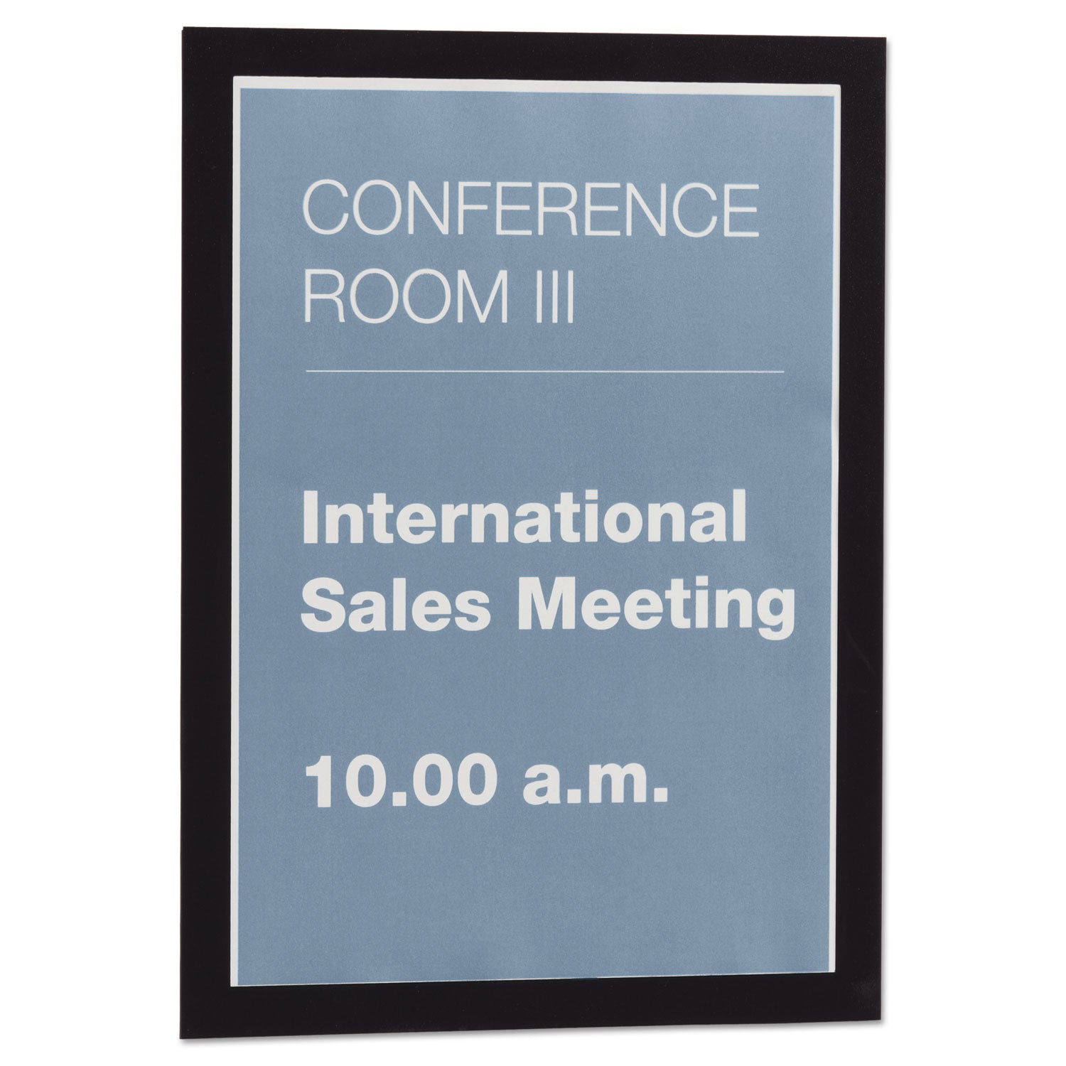 9" x 14" Frame Size - Holds 8.50" x 11" Insert - Rectangle - Horizontal, Vertical - Self-adhesive, Sturdy, Magnetic - Black - 2 / Pack