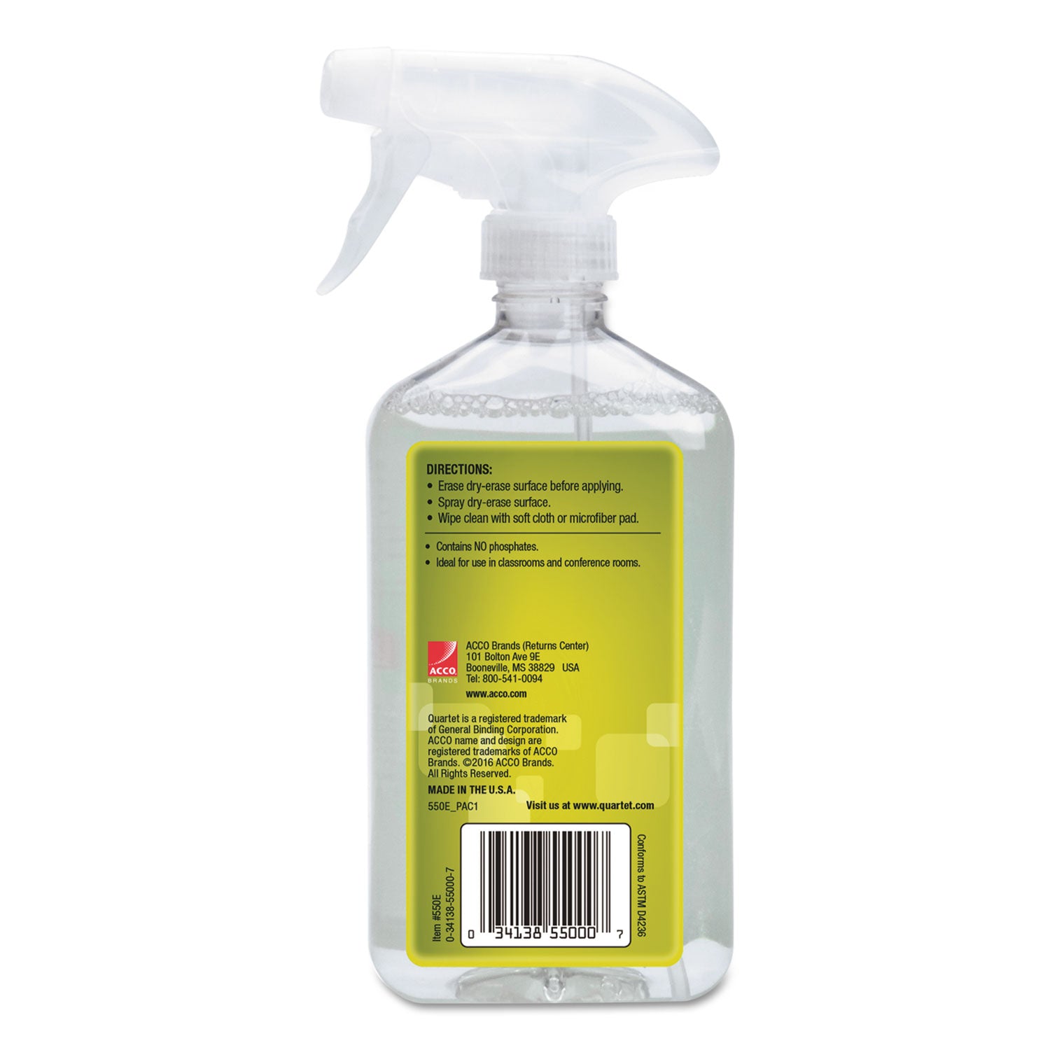 17 fl oz - Used as Stain Remover, Ink Remover, Ghost Remover, Dust Remover, Dirt Remover - Plant-based, Non-toxic, Ghost Resistant, Stain Resistant, Low Odor - White - 1 Each
