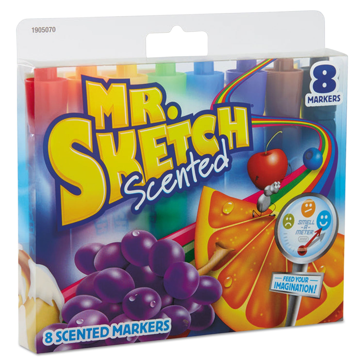 Scented Markers, Chisel Tip, Assorted Colors, Pack of 8