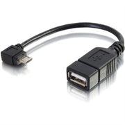 6in Mobile Device USB Micro-b to USB Device Otg Adapter Cable
