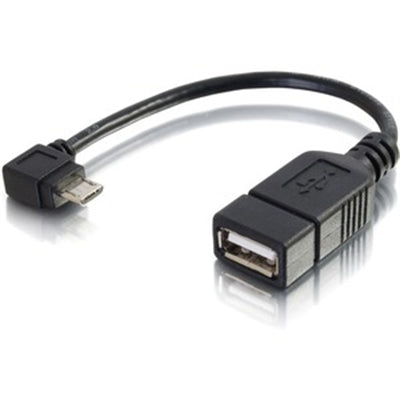 6in Mobile Device USB Micro-b to USB Device Otg Adapter Cable