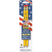 Pencil,Usa Gold,Jumbo,PK2