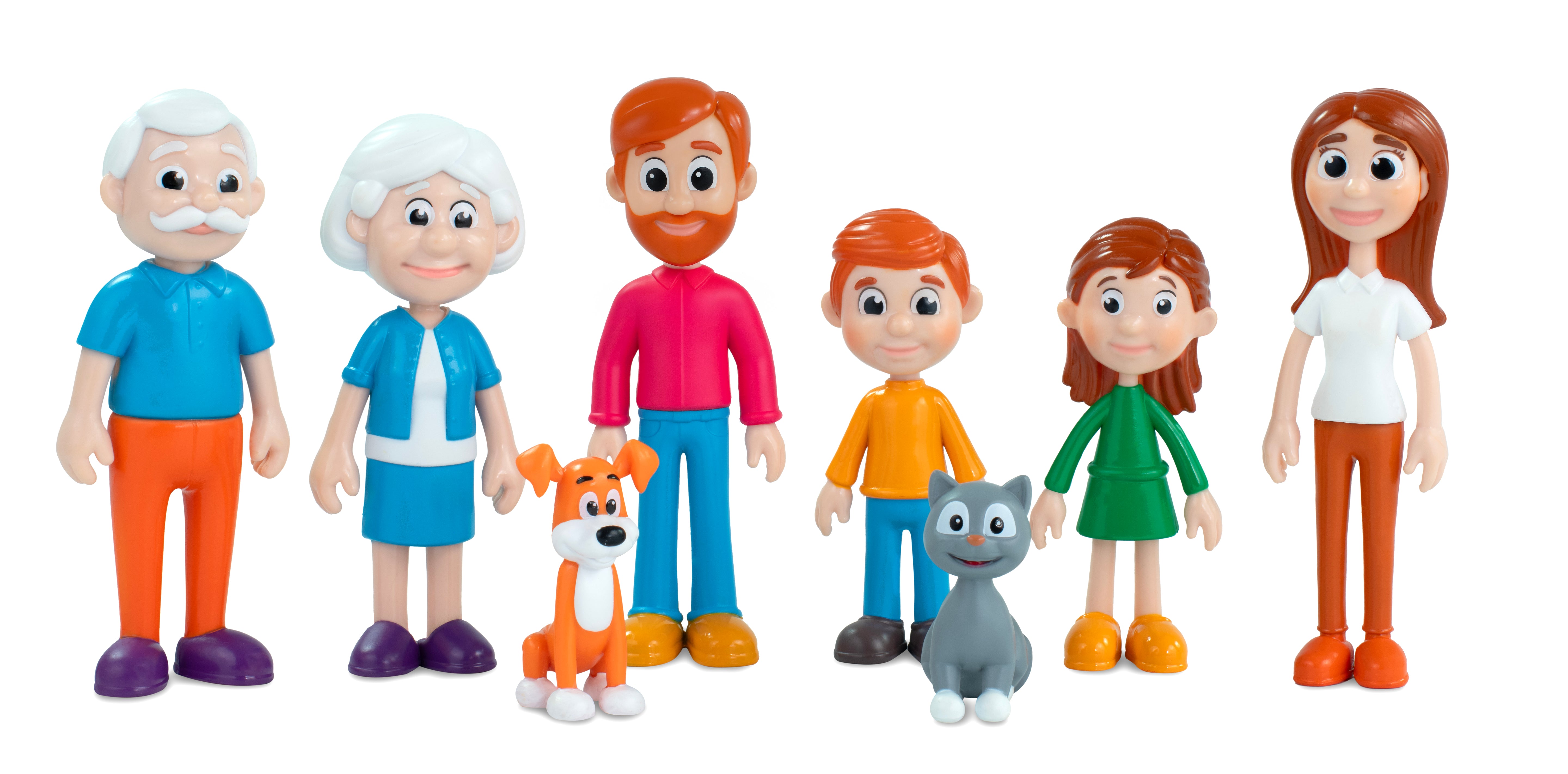 Light-skinned family
