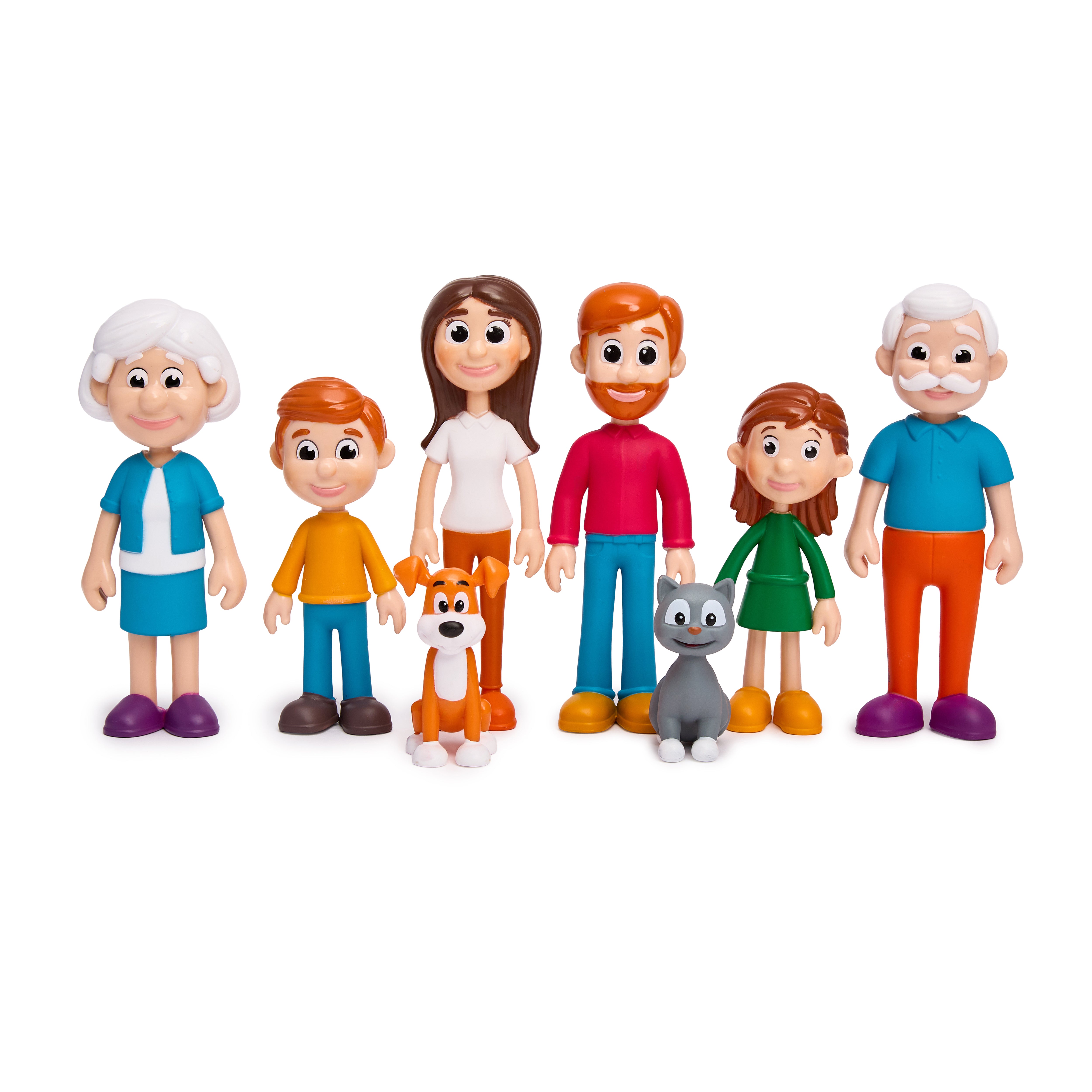 Light-skinned family