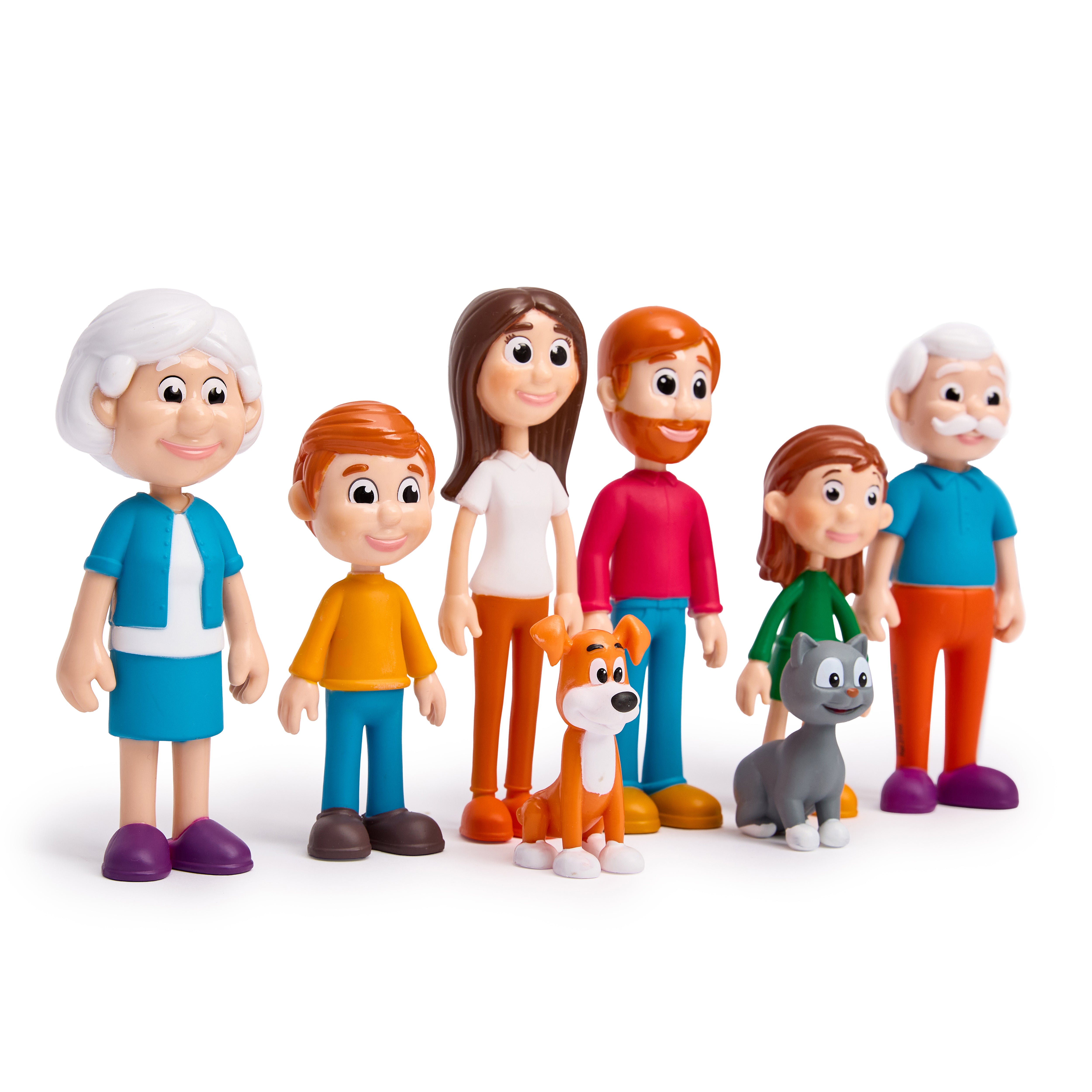 Light-skinned family
