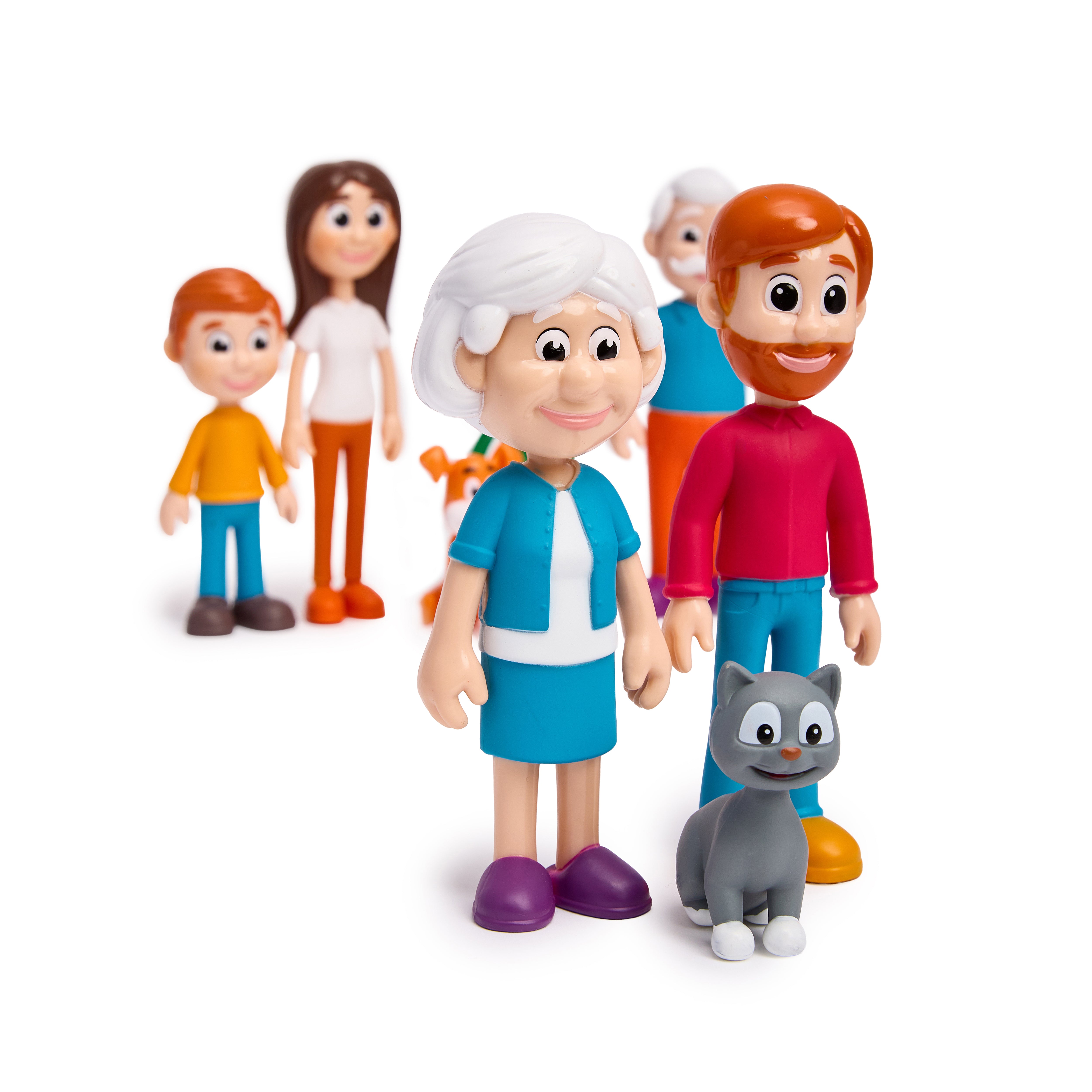 Light-skinned family