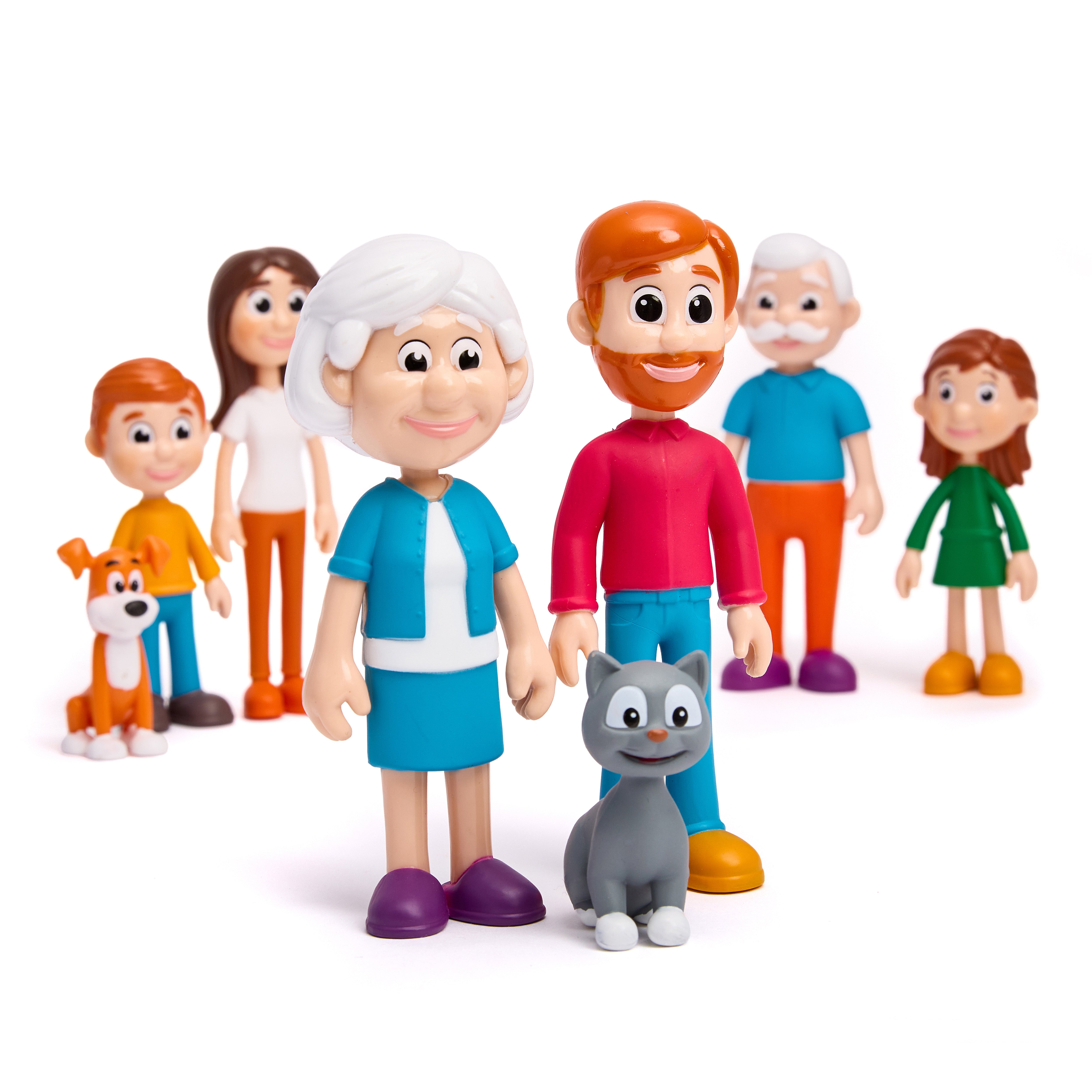 Light-skinned family