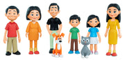 Medium-toned skin family