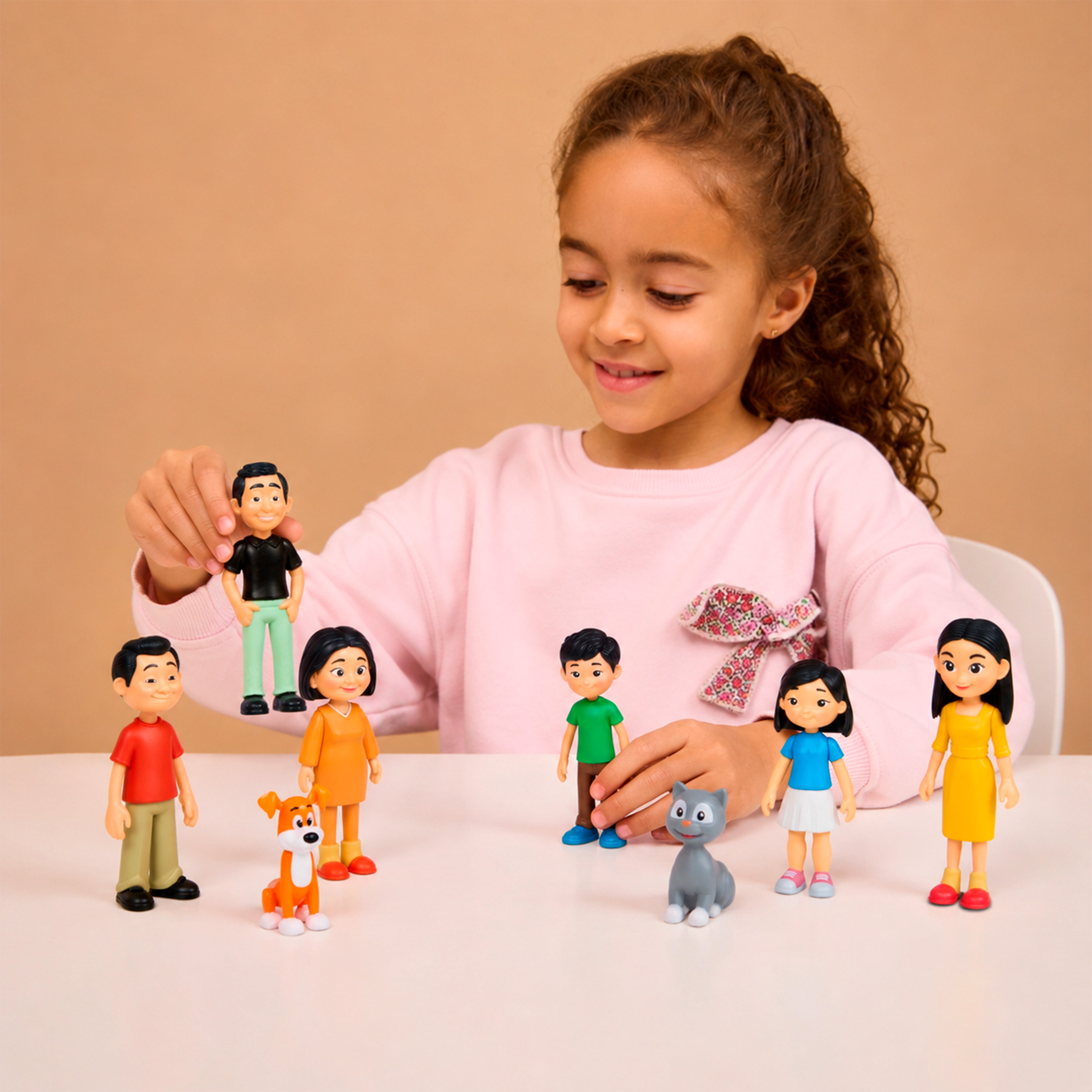 Medium-toned skin family